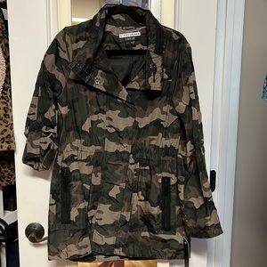 Nikki Jones camo anorak